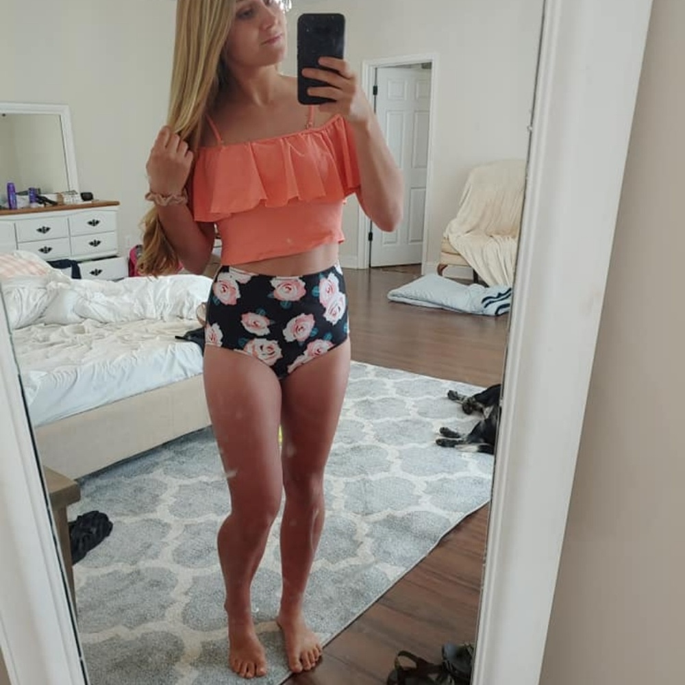 Off the shoulder swimsuit